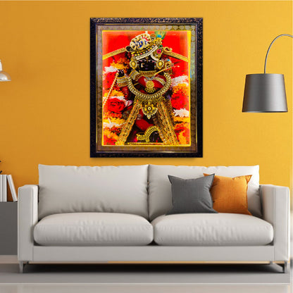 Radha raman - in red
