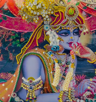 Divine paintings and portraits of Radha- Krishna.